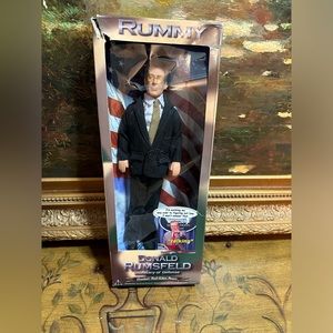 Rummy Donald Rumsfeld Secretary of Defense 12” Action Figure NEW Talking